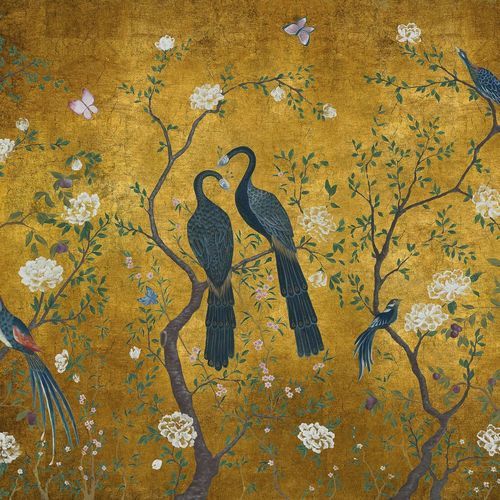 Carta da parati contemporanea - EDO GOLD - Coordonné - in vinile / con animali / aspetto carta da parati