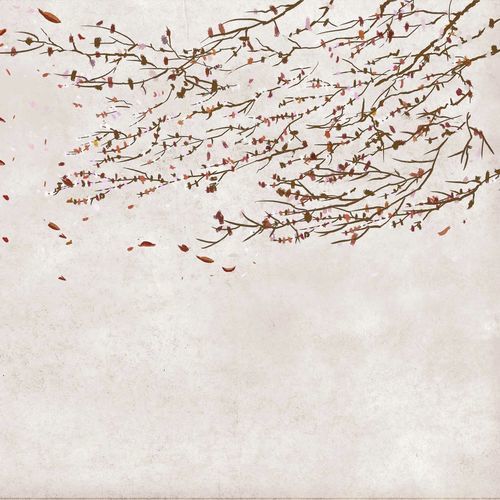 Carta da parati contemporanea - EOLIA AUTUMN - Coordonné - in vinile / con motivi naturali / aspetto carta da parati