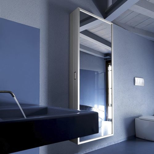 Mobile contenitore da parete - BOX/BOXONE - Kristalia - contemporaneo / in vetro / in alluminio