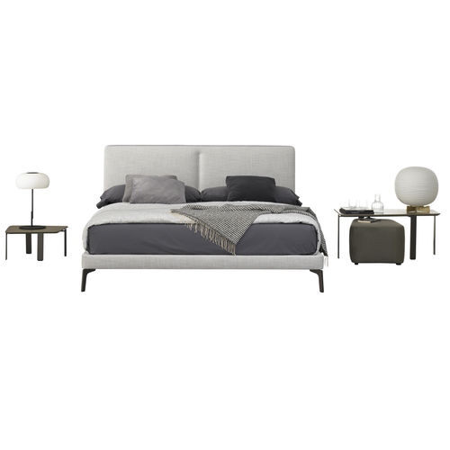 Letto matrimoniale - ERIN - CasaDesùs - contemporaneo / imbottito / con testiera