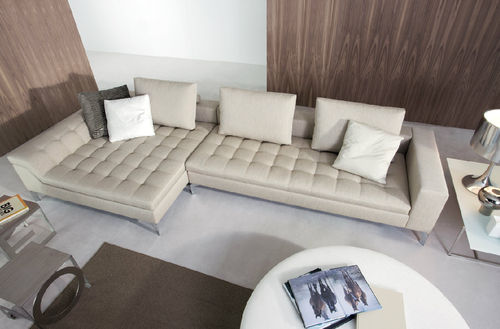 Divano modulare - CINE - CasaDesùs - contemporaneo / in tessuto / beige