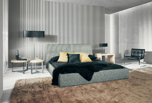Letto matrimoniale - KROSS - CasaDesùs - contemporaneo / imbottito / in tessuto