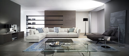 Divano d'angolo - FORM - CasaDesùs - contemporaneo / in tessuto / grigio