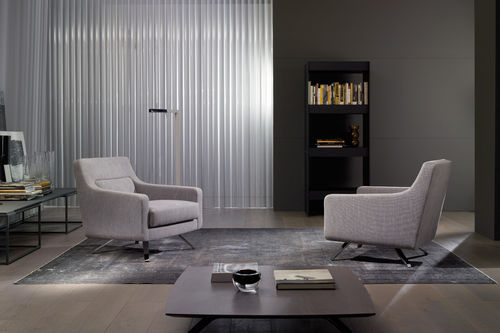 Poltrona contemporanea - MEMORY - CasaDesùs - in tessuto / per uso contract / girevole