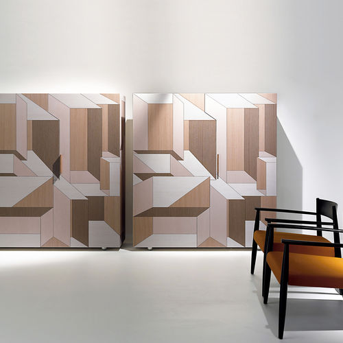 Credenza contemporanea - INLAY - Porro - in legno