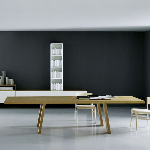 Tavolo contemporaneo - MINIMO LIGHT  - Porro - in legno / rettangolare / di Piero Lissoni