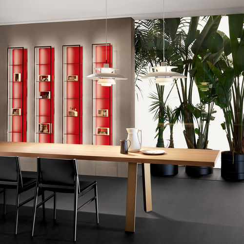 Libreria a muro - GAP - Porro - contemporanea / in metallo / con illuminazione integrata