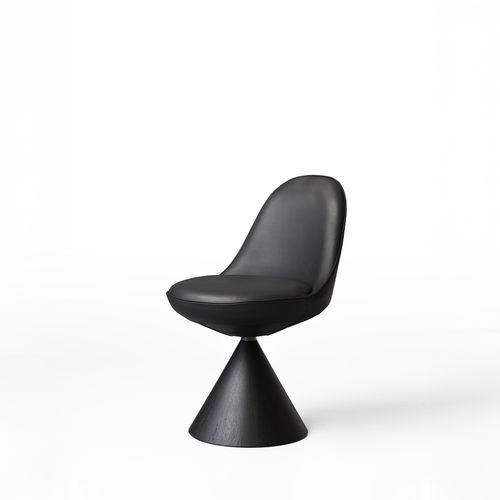Sedia design - ROMBY - Porro - da interno / in tessuto / in pelle