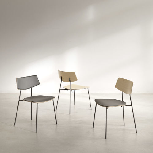 Sedia contemporanea - LISE - Sellex - da interno / in tessuto / in rovere