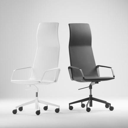Sedia da ufficio contemporanea - SWING - Sellex - da interno / in tessuto / con supporto in alluminio