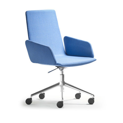 Sedia da conferenza contemporanea - SWING - Sellex - da interno / in tessuto / con supporto in alluminio