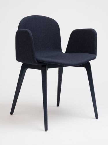 Sedia contemporanea - BOB XL - Ondarreta - da interno / in tessuto / con supporto in faggio