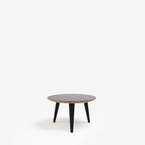 Tavolino basso contemporaneo - BOB - Ondarreta - in laminato / in porcellana / con supporto in quercia