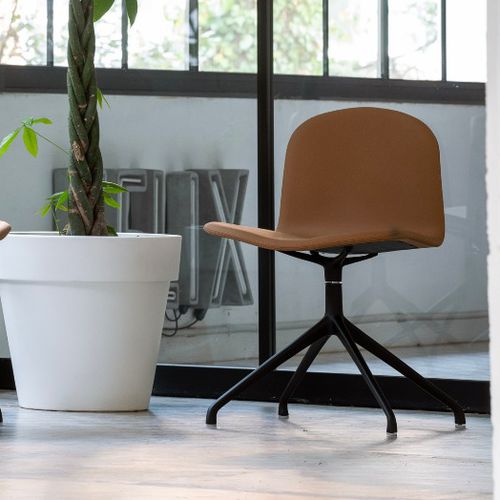 Sedia contemporanea - BOB XL - Ondarreta - da interno / in tessuto / in pelle