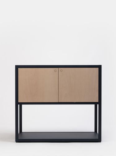 Credenza con piedi alti - DRY - Ondarreta - contemporanea / in acciaio / in laminato