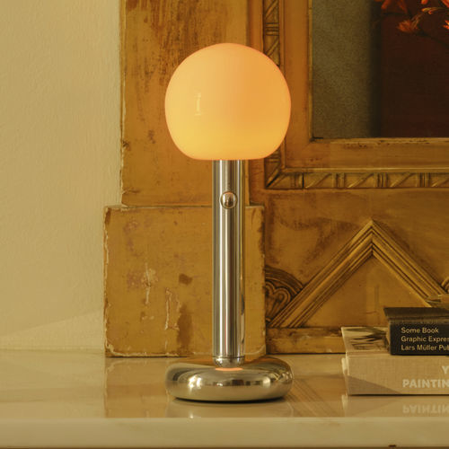 Lampada da tavolo - Fire - GRAU - portatile / in alluminio / contemporanea