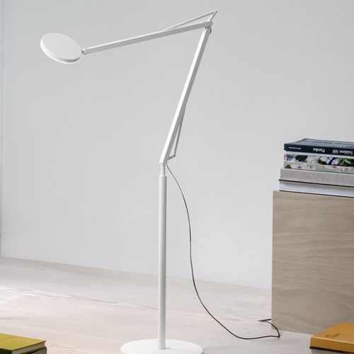 Lampada da terra - TC56-2 - GRAU - in alluminio / contemporanea / con cavo
