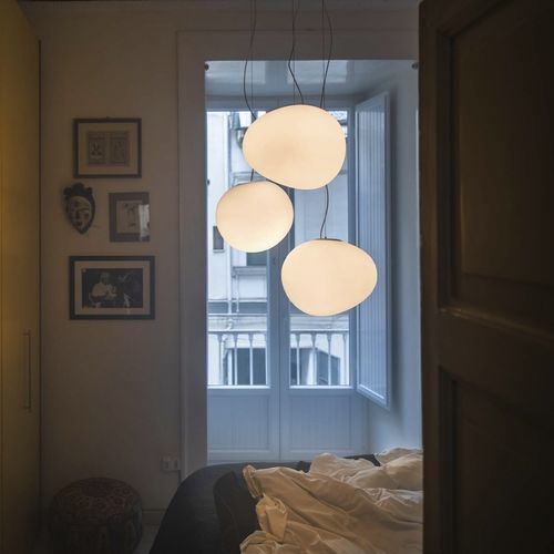 Lampada a sospensione - GREGG - FOSCARINI - in metallo / in polietilene / contemporanea