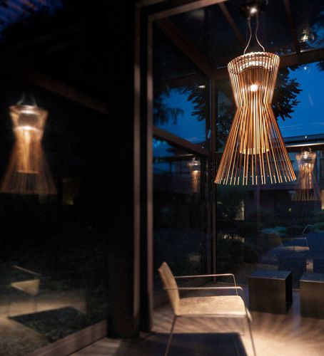 Lampada a sospensione - ALLEGRO  - FOSCARINI - in metallo cromato / in alluminio laccato / design originale
