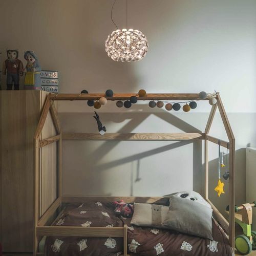 Lampada a sospensione - CABOCHE PLUS - FOSCARINI - in alluminio / in acciaio / in vetro soffiato