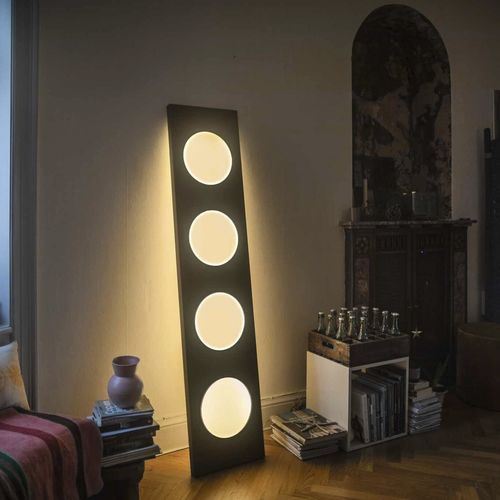 Lampada da pavimento - DOLMEN - FOSCARINI - in alluminio / in PMMA / contemporanea
