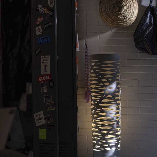 Colonna luminosa design originale - TRESS - FOSCARINI - in metallo / in materiale composito / LED
