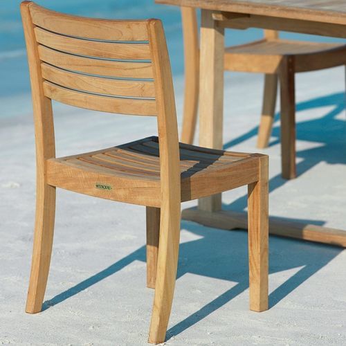 Sedia da giardino classica - CHELSEA  - Unopiù - da esterno / in teak / con supporto in teak