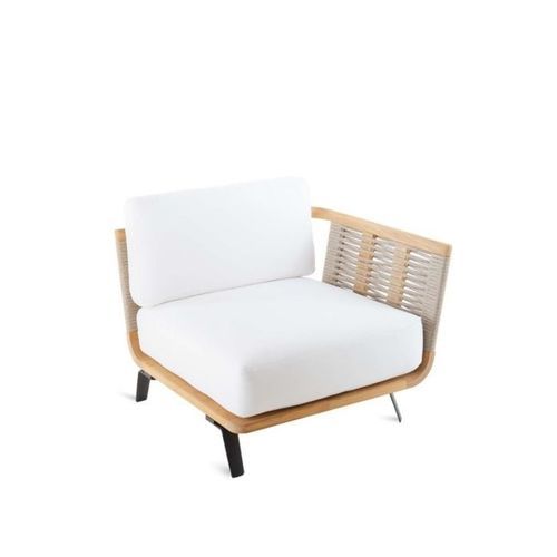 Poltrona d'angolo - Welcome  - Unopiù - contemporanea / in tessuto / in teak