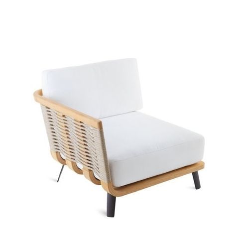 Poltrona d'angolo - Welcome  - Unopiù - contemporanea / in tessuto / in teak