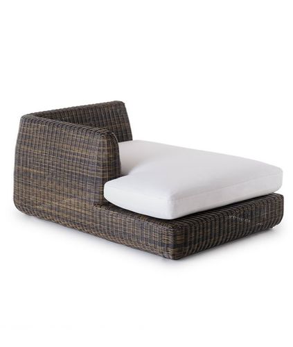 Dormeuse contemporanea - Agorà  - Unopiù - in tessuto / in alluminio / in fibre sintetiche