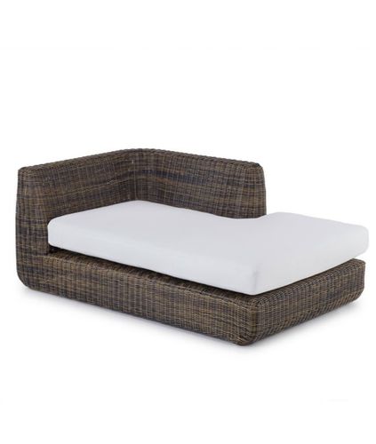 Dormeuse contemporanea - Agorà  - Unopiù - in tessuto / in fibre sintetiche / da esterno