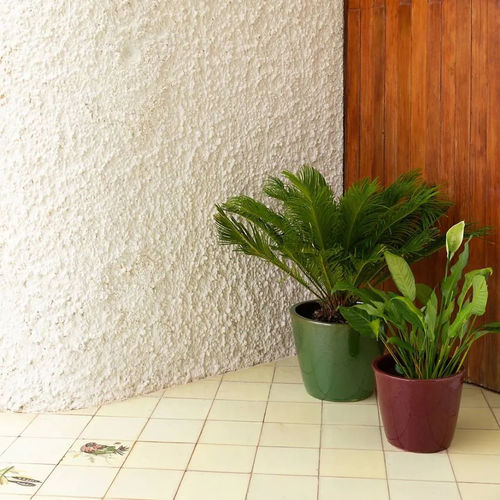 Vaso da giardino in gres porcellanato - Unopiù - rotondo / per uso residenziale / contract