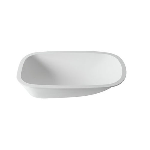 Vasca da bagno per neonato - BASIC  - KRION – PORCELANOSA Grupo - ovale / per ambiente abitativo / in Solid Surface