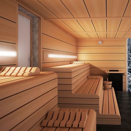 Sauna per uso residenziale - Stas Doyer Hydrothérapie - contract / in legno / da interno