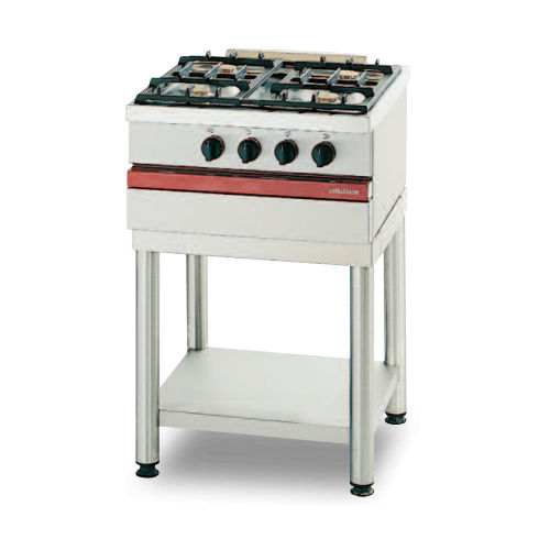 Piano cottura a gas - CSG 640 - AMBASSADE DE BOURGOGNE - professionale / 4 fuochi / da terra