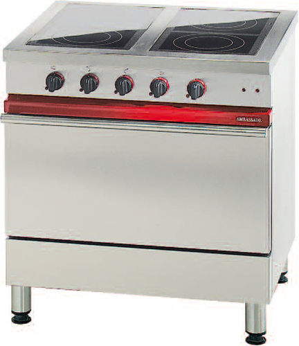 Blocco cottura elettrico - CE 841 VTR - AMBASSADE DE BOURGOGNE - a induzione / professionale / in acciaio inossidabile