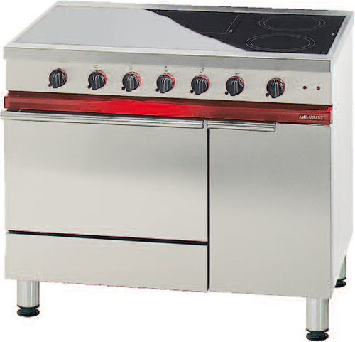 Blocco cottura elettrico - CE 1051 VTR - AMBASSADE DE BOURGOGNE - a induzione / professionale / in acciaio inossidabile