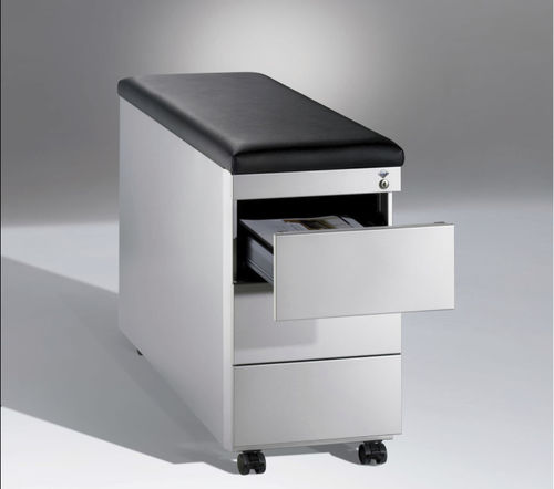 Cassettiera per ufficio in acciaio - ASISTO : 54240 - GEKIPS - in pelle / 3 cassetti / 2 cassetti