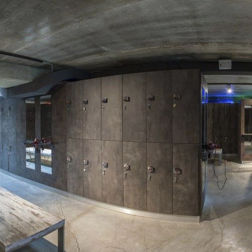 Armadietto spogliatoio in melaminico - PEOPLE : ANB42 - GEKIPS - a combinazione / per impianto sportivo / per centro benessere