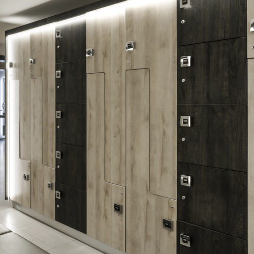 Armadietto spogliatoio in melaminico - ATELIER : ANB03 - GEKIPS - a chiave / contract / per edifici pubblici