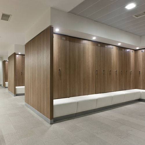 Armadietto spogliatoio in melaminico - PEOPLE - GEKIPS - RFID / a combinazione / a scheda