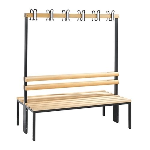 Panca per spogliatoio classica - NEO  - GEKIPS - in legno / in metallo / con schienale