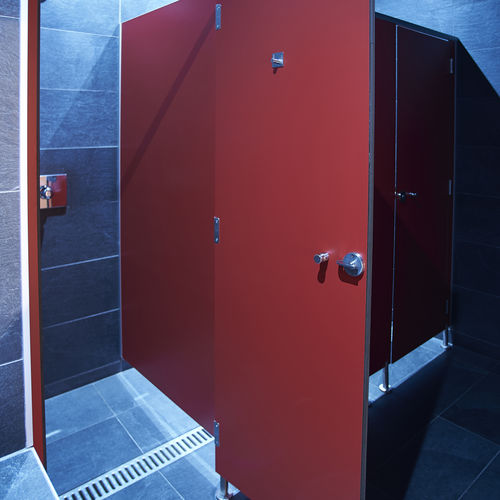 Cabina per bagni pubblici in HPL - STAFF C-7 - GEKIPS - per toilette / per doccia / per edifici pubblici