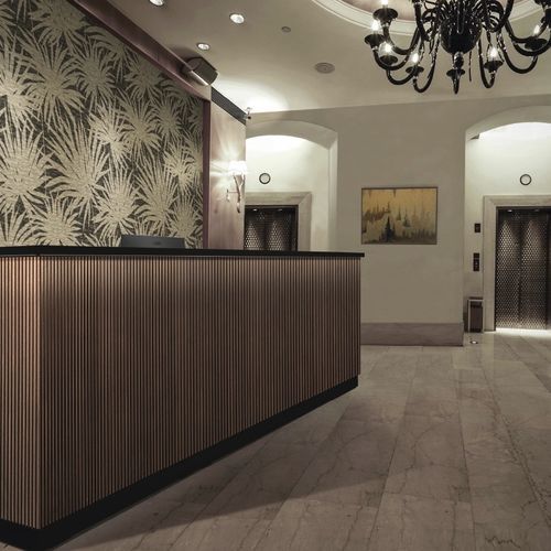Banco reception d'angolo - OPERA - GEKIPS - a L / modulare / a U