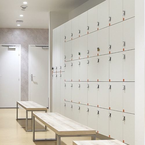Armadietto spogliatoio in melaminico - GEKIPS - RFID / a combinazione / a scheda