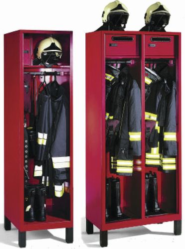 Armadietto spogliatoio in metallo - SÉRIE POMPIERS S3000 - GEKIPS - con barre appendiabiti