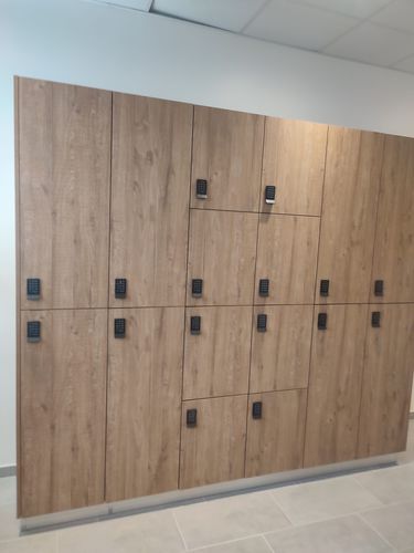 Armadietto spogliatoio in melaminico - PEOPLE : ANB323 - GEKIPS - a combinazione / RFID / con smart card