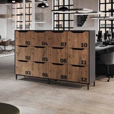 Contenitore a scomparti in melaminico - ZENITH - GEKIPS - RFID / senza chiave / standard