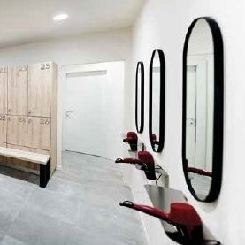 Specchio a muro - SATURNO - GEKIPS - contract / contemporaneo / ovale