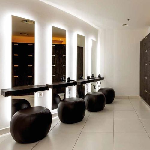 Mobile da toeletta contemporaneo - SHARPL LS/LD - GEKIPS - in melaminico / da parete / contract